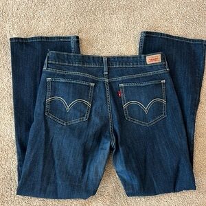 Levi’s Medium Dark Superlow ‎ Wide Leg 99% Cotton 1% Spandex Size 13M